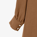Elegant Two-Piece Muslim Women's Wear – Solid Color Modest Fashion Outfit