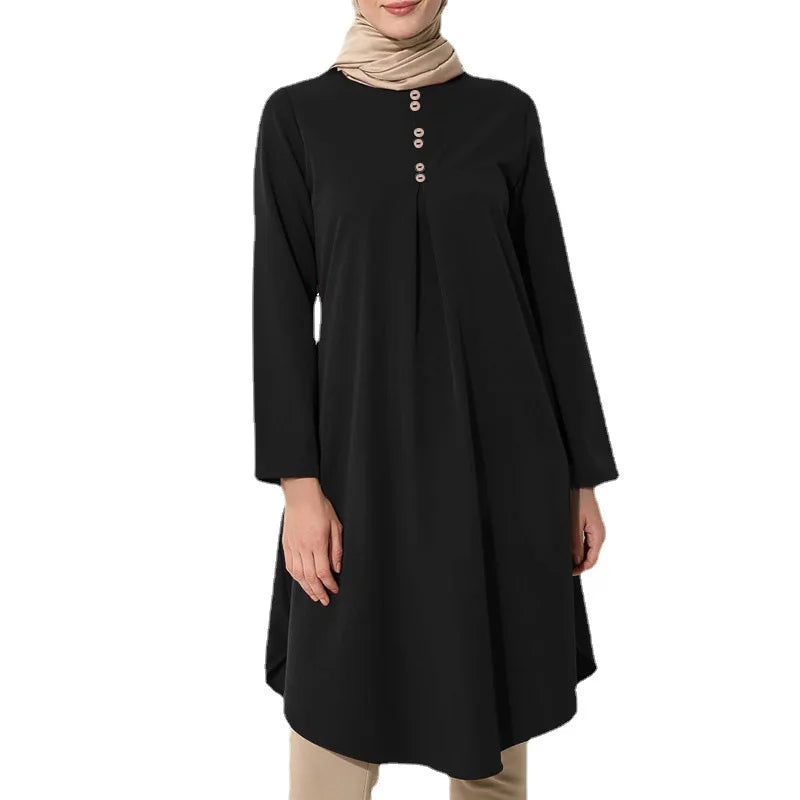 Eid Abaya Dubai Turkey Hijab – Modest Muslim Dress, Islamic Clothing, Maxi African Dresses for Women, Caftan Kaftan Robe, Plus Size S-5XL