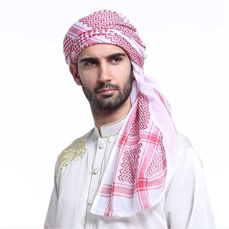 Unisex Tactical Shemagh Scarf - Arab Wrap, Fashion Bandana, Keffiyeh Head Wrap for Men & Women