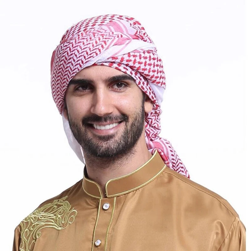 Unisex Tactical Shemagh Scarf - Arab Wrap, Fashion Bandana, Keffiyeh Head Wrap for Men & Women