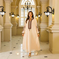 Fashionable Muslim Rope Embroidered Robe – Elegant Women's Islamic Clothing