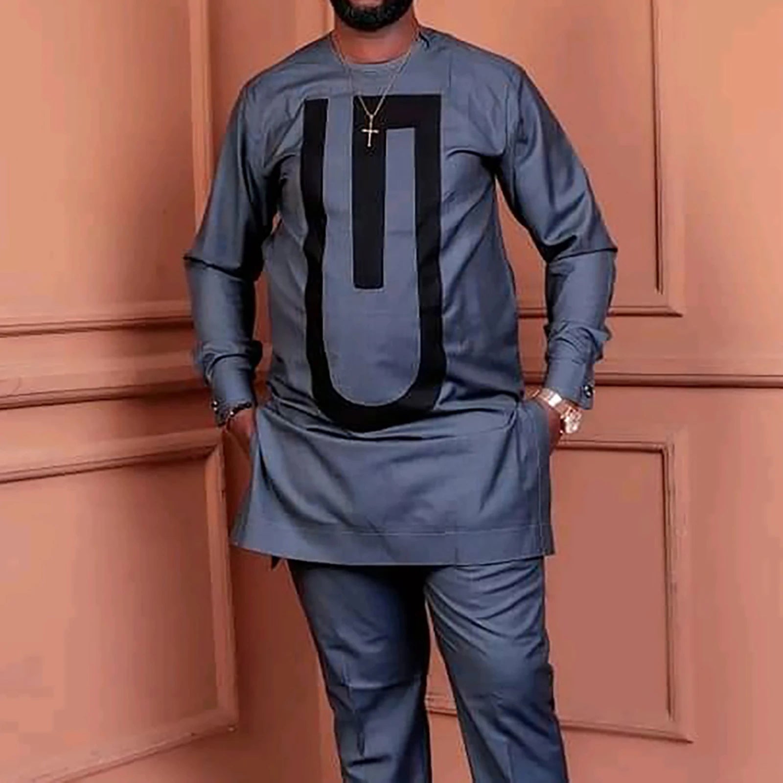 Men’s Kaftan Wear – Elegant Traditional Long Robe, African and Middle Eastern Style, Comfortable and Stylish Attire