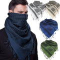 Tactical Shemagh Keffiyeh Scarf – 43x43 Inch Arab Head & Neck Wrap with Tassels for Men & Women, Desert Military Style
