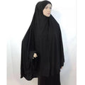 Fashion Muslim Hijab Scarf – Oversized 120x110CM Khimar, Islamic Headscarf, Jersey Turban for Women