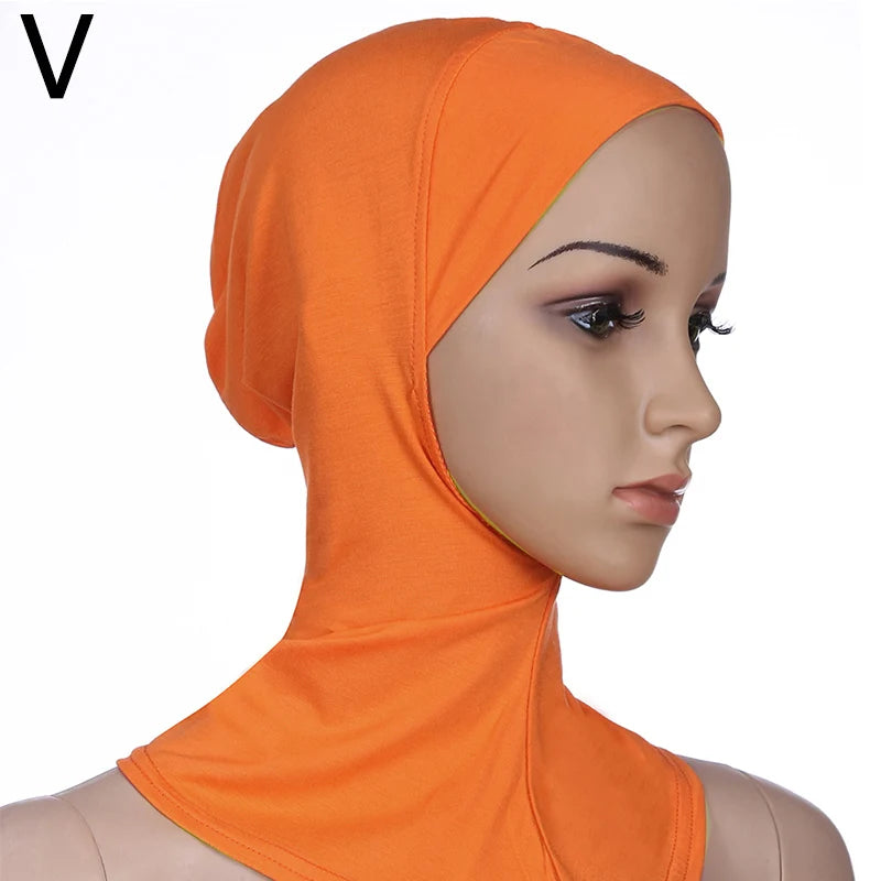 Comfortable Inner Hijab Cap, Islamic Underscarf Ninja Hijab, Head Cover Scarf, Bonnet Hat Cap for Women.