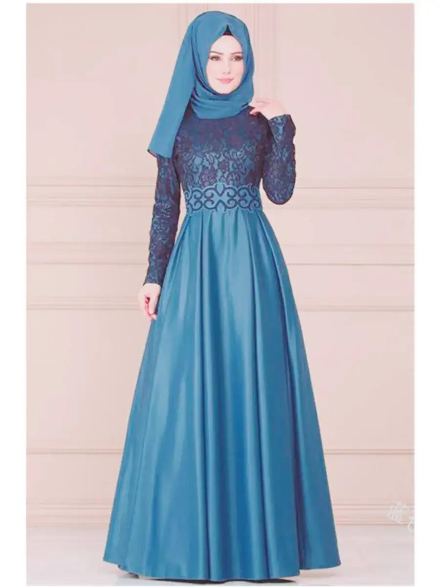 Eid Abaya Dubai Turkey Hijab – Modest Muslim Dress, Islamic Clothing, Maxi African Dresses for Women, Caftan Kaftan Robe, Plus Size S-5XL