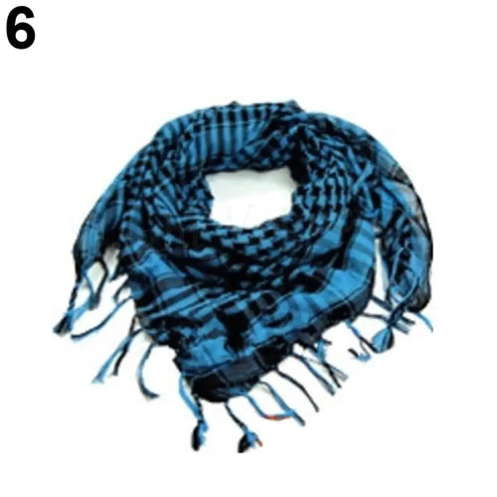 Muslim Hijab Arabian Shemagh Scarf - Military Desert Army Keffiyeh, Hiking & Sports Bandana Wrap