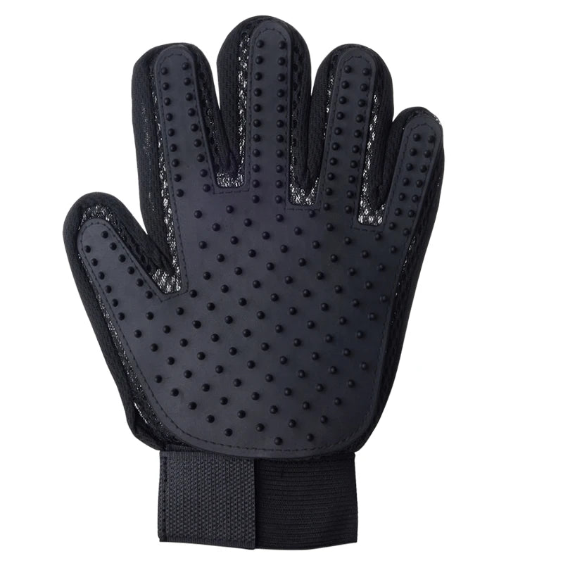 Pet Grooming Glove – Gentle Deshedding Brush for Cats & Dogs, Hair Remover, Massaging Bath Glove