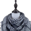 Arab Shemagh Keffiyeh Scarf – Palestinian Shawl Wrap for Men & Women, Traditional Tactical Headscarf