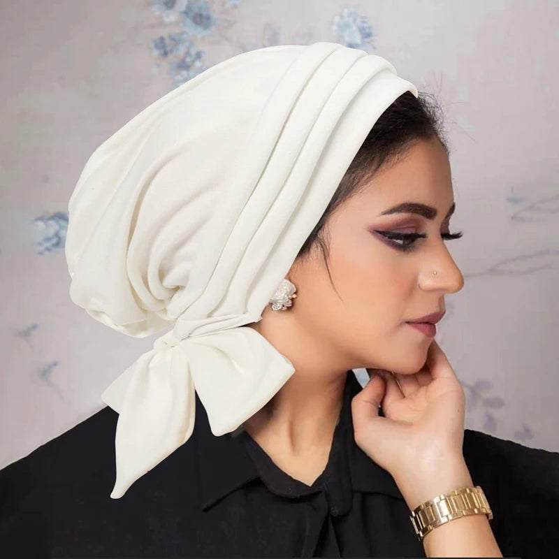 Muslim women's stretch turban hijab, underscarf chemo caps, head scarves for cancer patients, comfortable and stylish headwear