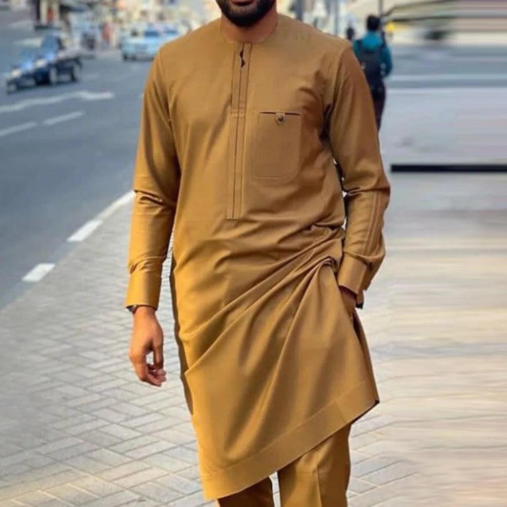 Men’s Traditional Suit – Classic Formal Wear, Elegant Design, Cultural Attire for Special Occasions