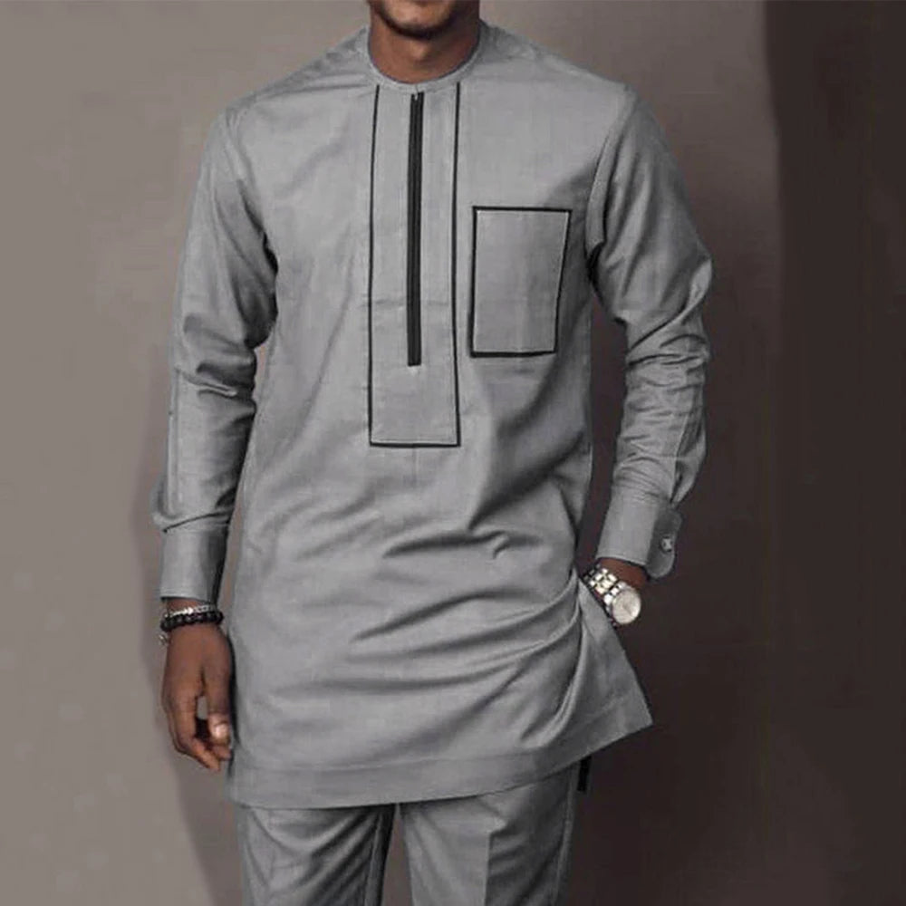 Men’s Kaftan Wear – Elegant Traditional Long Robe, African and Middle Eastern Style, Comfortable and Stylish Attire