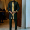 Men's African Traditional Suit – Elegant Dashiki Outfit, Cultural Attire, Formal & Casual Wear