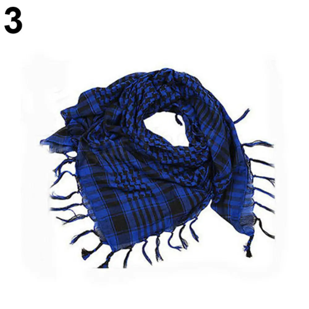 Muslim Hijab Arabian Shemagh Scarf - Military Desert Army Keffiyeh, Hiking & Sports Bandana Wrap