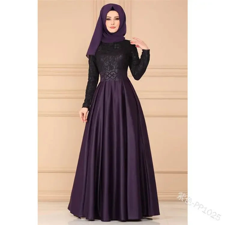 Eid Abaya Dubai Turkey Hijab – Modest Muslim Dress, Islamic Clothing, Maxi African Dresses for Women, Caftan Kaftan Robe, Plus Size S-5XL