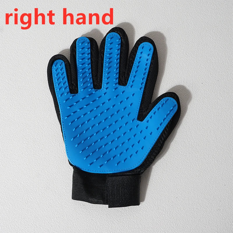 Pet Grooming Glove – Gentle Deshedding Brush for Cats & Dogs, Hair Remover, Massaging Bath Glove