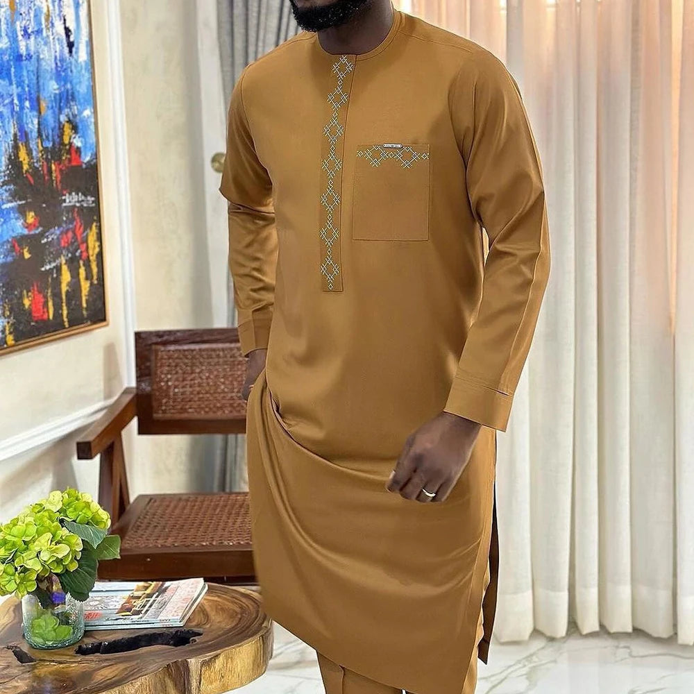Men’s Traditional Suit – Classic Formal Wear, Elegant Design, Cultural Attire for Special Occasions
