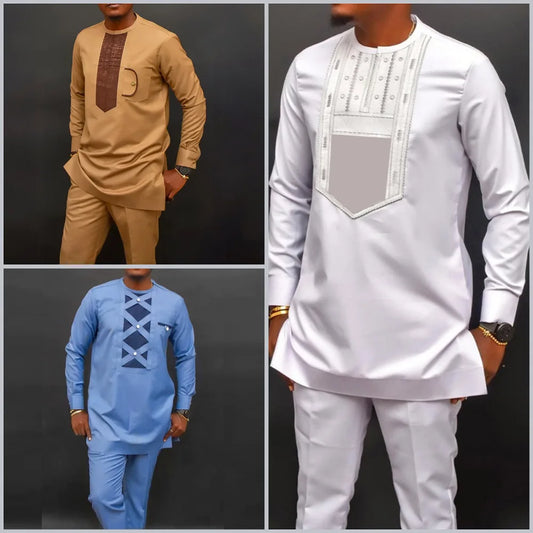 Men's Traditional African Clothing – Authentic Dashiki, Kaftan, Agbada, and Cultural Attire for Special Occasions