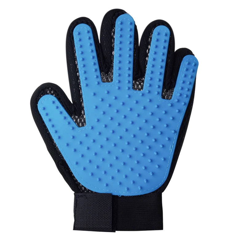Pet Grooming Glove – Gentle Deshedding Brush for Cats & Dogs, Hair Remover, Massaging Bath Glove