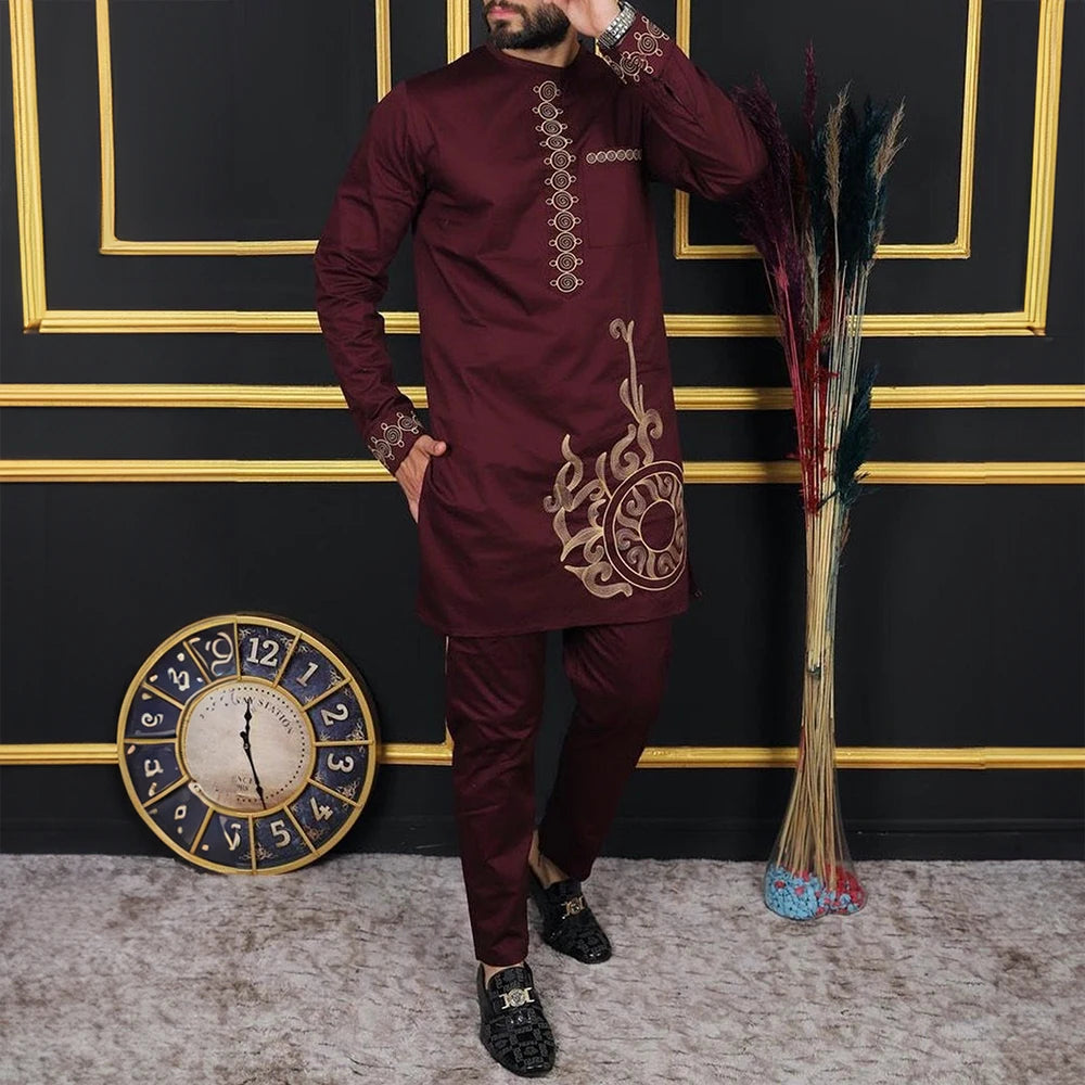 Men’s Kaftan Wear – Elegant Traditional Long Robe, African and Middle Eastern Style, Comfortable and Stylish Attire
