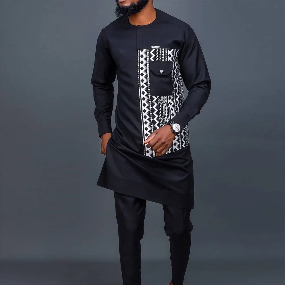 Men’s Traditional Suit – Classic Formal Wear, Elegant Design, Cultural Attire for Special Occasions