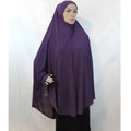 Fashion Muslim Hijab Scarf – Oversized 120x110CM Khimar, Islamic Headscarf, Jersey Turban for Women