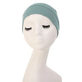 2023 Soft Solid Color Inner Hijab Cap – Muslim Stretch Turban Underscarf, Islamic Fashion Headscarf for Women