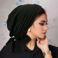Muslim women's stretch turban hijab, underscarf chemo caps, head scarves for cancer patients, comfortable and stylish headwear