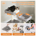 Large Multi-Level Cat Tree – Tall Plush Cat Tower for Indoor Cats with Scratching Posts, Scratching Boards, Perches & Caves