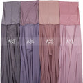 Heavy Chiffon Jersey Hijab for Women, Muslim Fashion Veil, Islamic Headscarf & Scarf