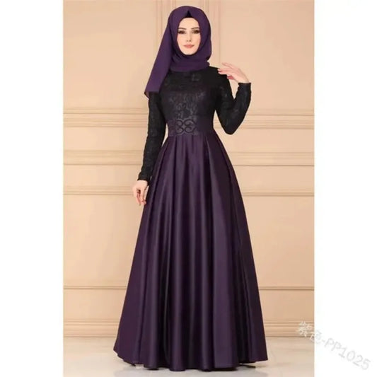 Eid Abaya Dubai Turkey Hijab – Modest Muslim Dress, Islamic Clothing, Maxi African Dresses for Women, Caftan Kaftan Robe, Plus Size S-5XL