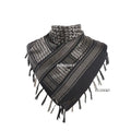 Tactical Shemagh Keffiyeh Scarf – 43x43 Inch Arab Head & Neck Wrap with Tassels for Men & Women, Desert Military Style