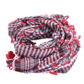 Arab Shemagh Keffiyeh Scarf – Palestinian Shawl Wrap for Men & Women, Traditional Tactical Headscarf
