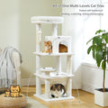 Multi-Level Cat Tree with Hammock – Cat Condo & Tower for Indoor Cats, Scraper with Scratching Posts, Kitten House, Bed & Cat Toys