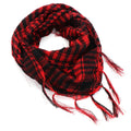 Military Shemagh Tactical Desert Scarf - Muslim Headscarf, Cotton Keffiyeh Head Neck Wrap for Men & Women