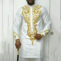 Men's African Traditional Suit – Elegant Dashiki Outfit, Cultural Attire, Formal & Casual Wear