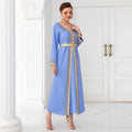 Turkish Modesty Robe, Elegant Fashion Long Dress, Arab Muslim Dress, Abaya with Long Sleeves, Islamic Clothing