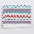 Men’s Shamash Keffiyeh Scarf - Geometric Jacquard Square Arab Headscarf, Multifunctional Bandana, Shawl Wrap Headwear