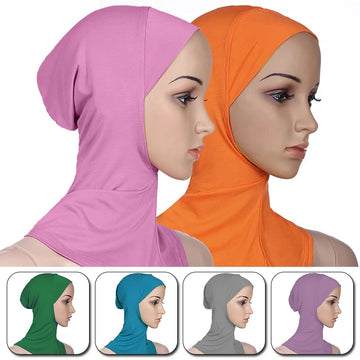 Comfortable Inner Hijab Cap, Islamic Underscarf Ninja Hijab, Head Cover Scarf, Bonnet Hat Cap for Women.