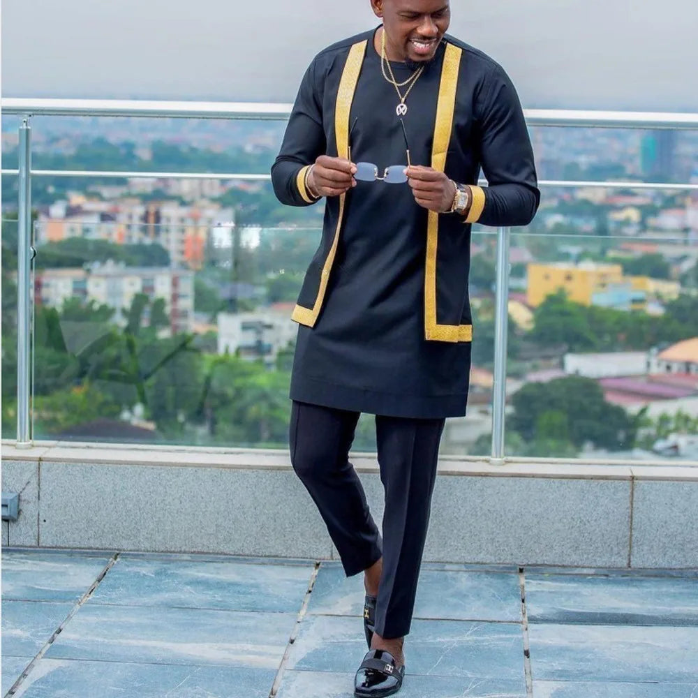 Men’s Traditional Suit – Classic Formal Wear, Elegant Design, Cultural Attire for Special Occasions