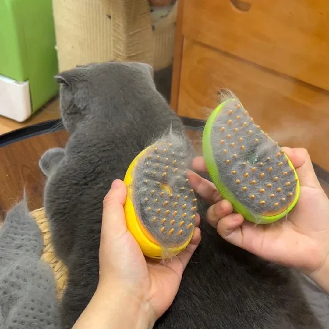 Steam Pet Grooming Brush for Dogs and Cats, Shedding & Deep Cleaning Tool