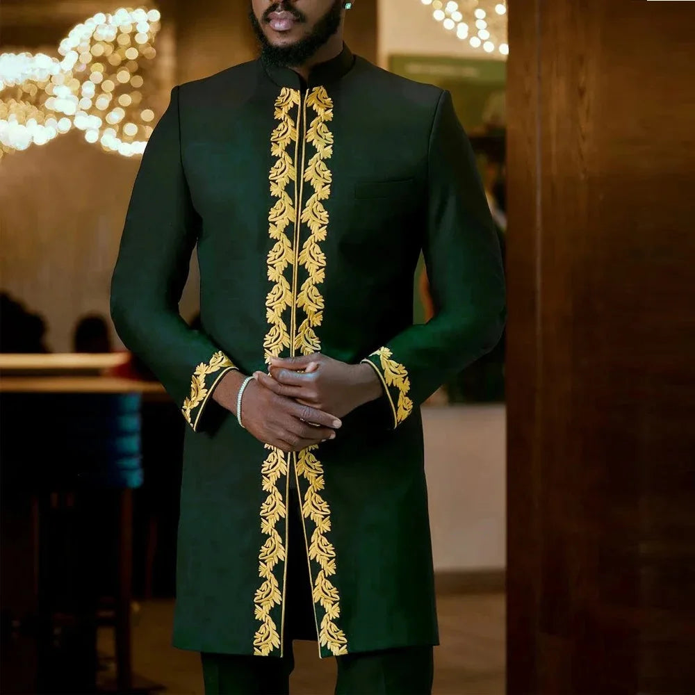 Men’s Traditional Suit – Classic Formal Wear, Elegant Design, Cultural Attire for Special Occasions