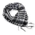 Military Shemagh Tactical Desert Scarf - Muslim Headscarf, Cotton Keffiyeh Head Neck Wrap for Men & Women