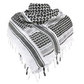 Tactical Shemagh Keffiyeh Scarf – 43x43 Inch Arab Head & Neck Wrap with Tassels for Men & Women, Desert Military Style