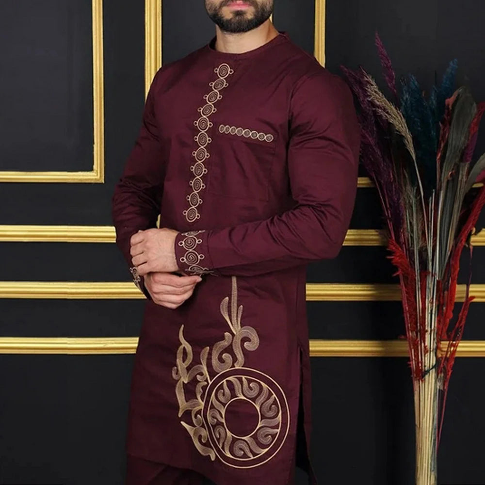 Men’s Traditional Suit – Classic Formal Wear, Elegant Design, Cultural Attire for Special Occasions