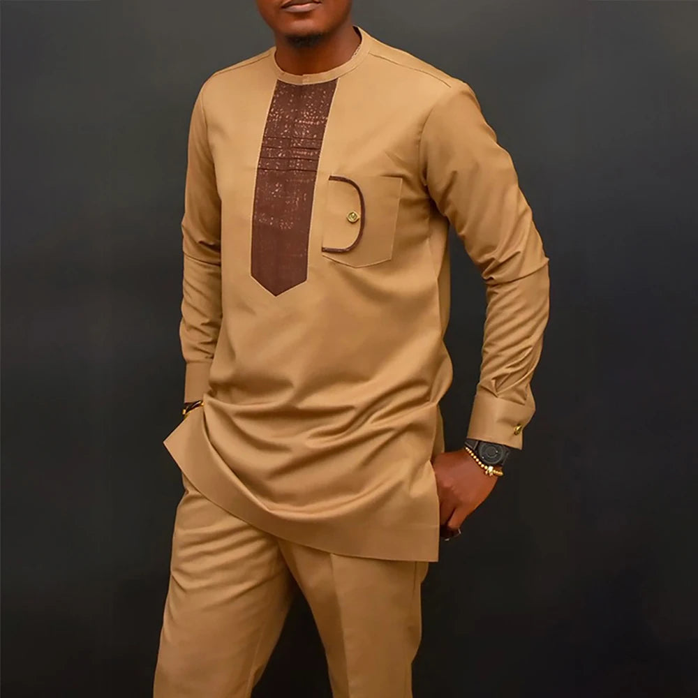 Men’s Kaftan Wear – Elegant Traditional Long Robe, African and Middle Eastern Style, Comfortable and Stylish Attire
