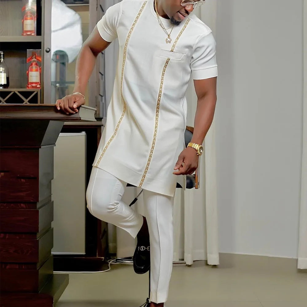 Men’s Traditional Suit – Classic Formal Wear, Elegant Design, Cultural Attire for Special Occasions