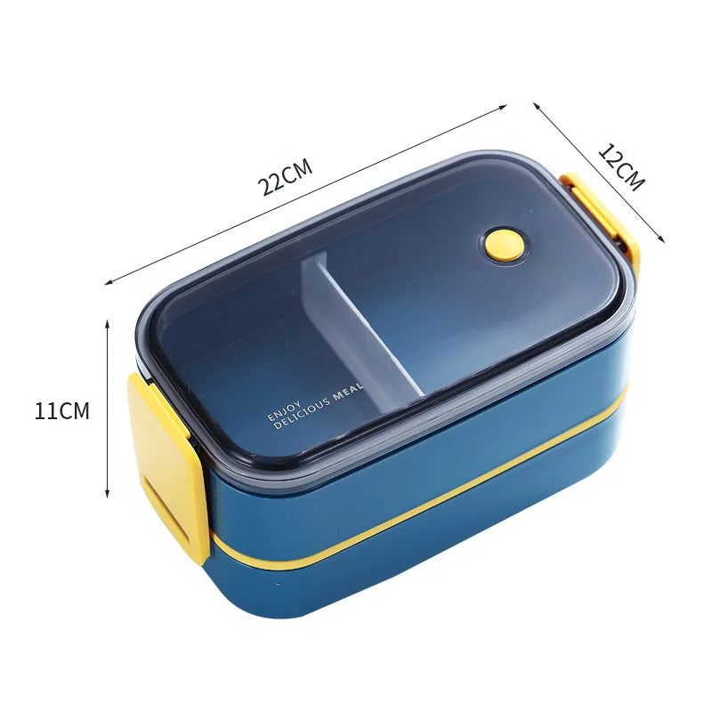 304 stainless steel insulated lunch boxes with separated multi-layer leakproof portable bento picnic box