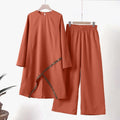 New Muslim Long Sleeve Blouse Abaya Suits with Sequins, 2PCS Islamic Clothing, Fashionable Urban Tracksuit