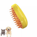 Steam Pet Grooming Brush for Dogs and Cats, Shedding & Deep Cleaning Tool